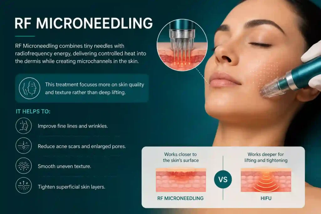 What Does RF Microneedling Do That HIFU Alone Cannot Croydon