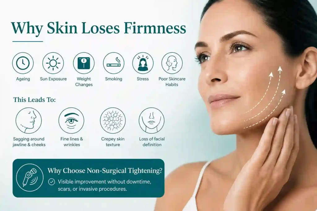 What Makes Skin Lose Firmness and Why Do People Seek Non-Surgical Tightening Croydon?