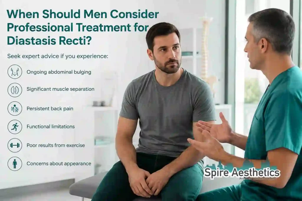 When Should Men Consider Professional Treatment for Diastasis Recti Croydon?